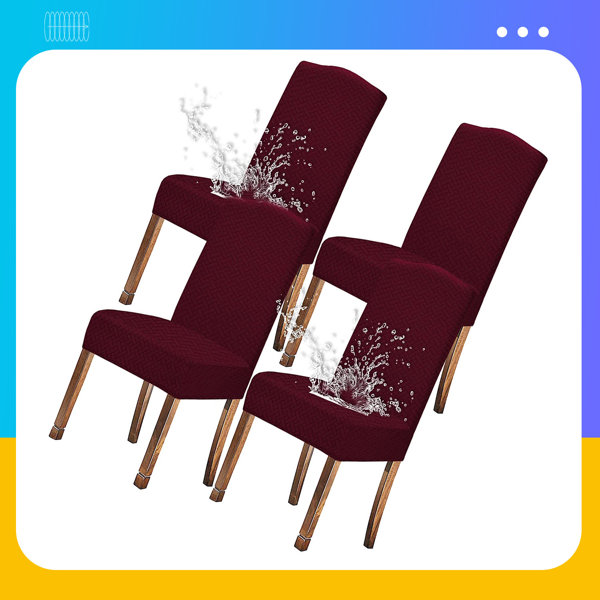 Latitude Run® Chair Covers For Dining Room Stretch Removable Washable